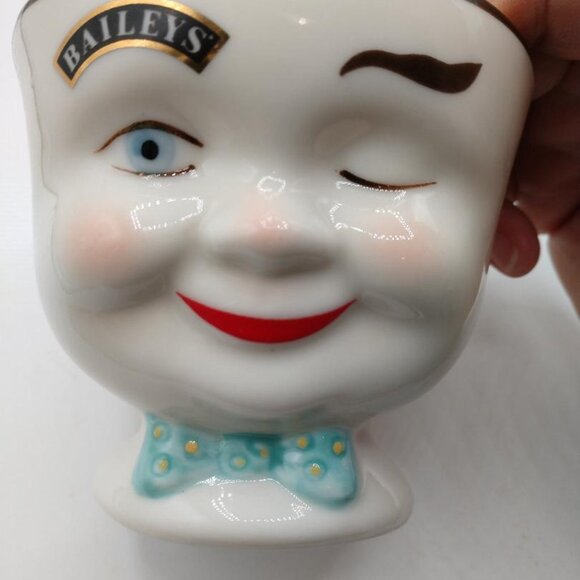Bailey's Irish Cream Sugar Bowl and Creamer Set 1996 Limited Edition Yum Winking - Picture 7 of 10